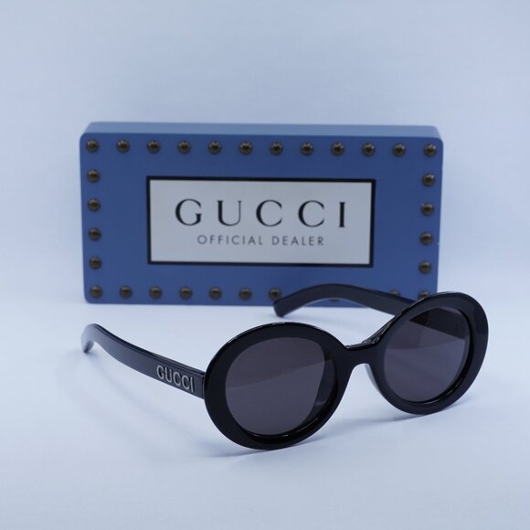 Final Price! Gucci GG1722SA 001 Black Grey Sunglasses - Picture 10 of 11